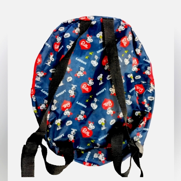 2015 Peanuts Snoopy Design Blue Bella Hearts Youth Ultra Light Backpack - Picture 4 of 14